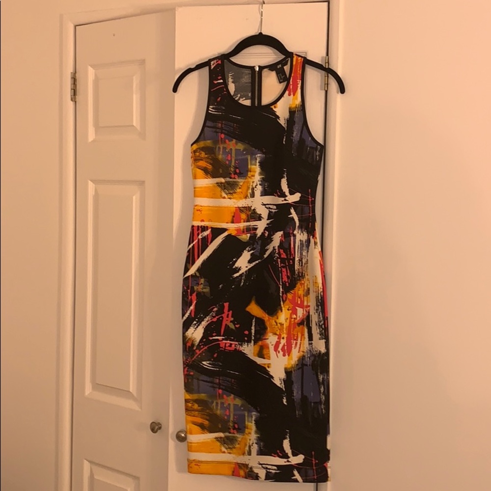 Never worn. Bodycon Scuba Dress
